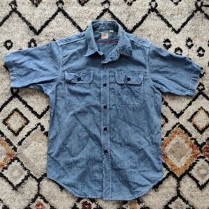 Sugar Cane Wabash S/S Shirt, Small/14-14.5